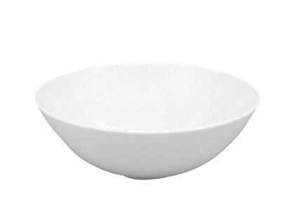 26663 porcelanova miska luna 15 5 cm kulaty tvar bily porcelan se smetanovym nadechem vhodna pro kazdodenni stolovani