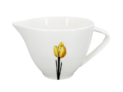 Porcelánová konvice Spring 1600ml s embosovaným povrchem a jemným květinovým dekorem, ideální pro čajové stolování.