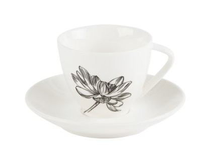 Presso šálek s podšálkem Fleur 100ml