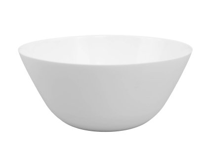 Servírovací mísa Aura Opal – materiál opálové sklo, ø 24 cm, bílá.