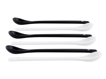 2764 1 2764 set 6ks limonadove lzicky cerna bila