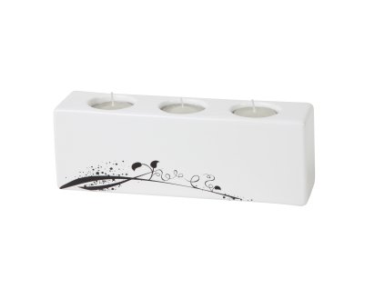 2857 svicen quadro 3 22x6x8cm black