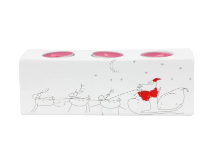 9056 svicen quadro 3 xmas 22x6x8cm