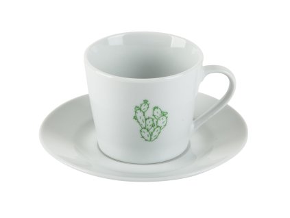 Šálek s podšálkem 150ml Cactus