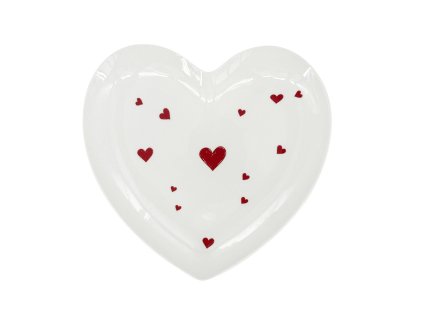 25673 talir srdce valentyn 20cm bila cervena