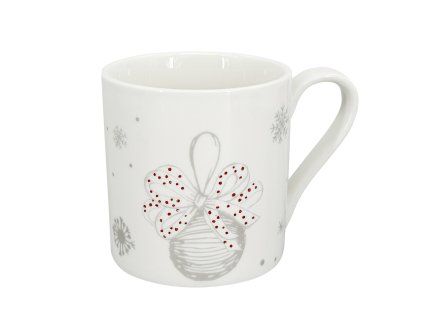 Vánoční hrnek - na čaj,  Koleda, vánoční dekor, materiál porcelán, objem 350 ml,