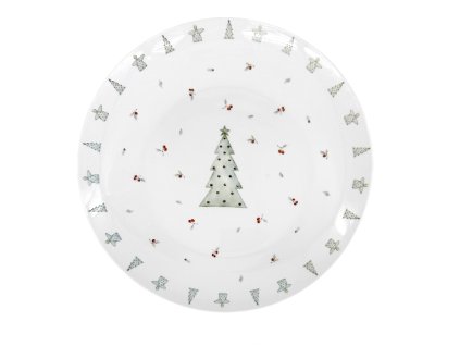 Vánoční mělký talíř Advent, 27cm
