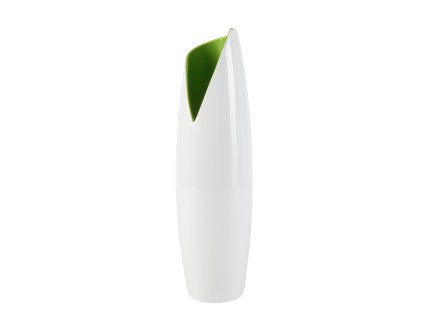 1582 vaza banana 13 5x13 5x46 cm bila