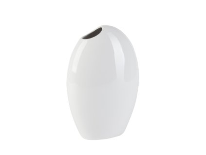 1546 vaza egg 18 5x11x27 5cm bila