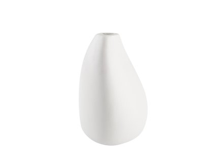 1429 vaza stone 12x10x18cm bila