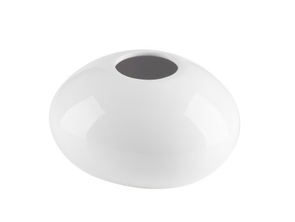 1423 vaza stone 18x15x10cm bila