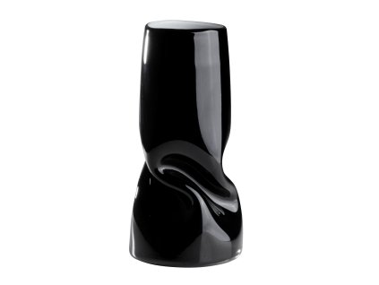3322 vaza 12x12x26cm cerna