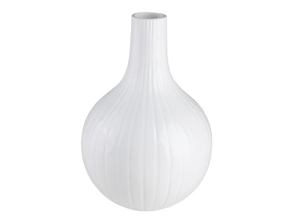 1213 vaza cibule mala 19x19x28cm bila