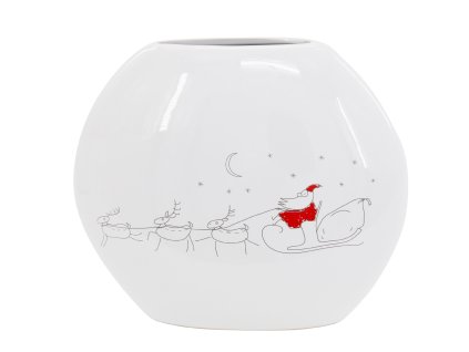 9065 vaza even xmas 24x9 5x20cm