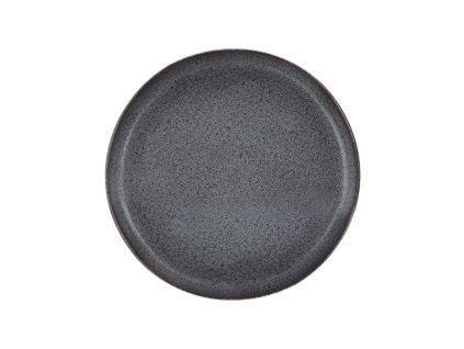 Dezertní talíř Grafit - průměr 21,5 cm, barva šedá, materiál keramika.