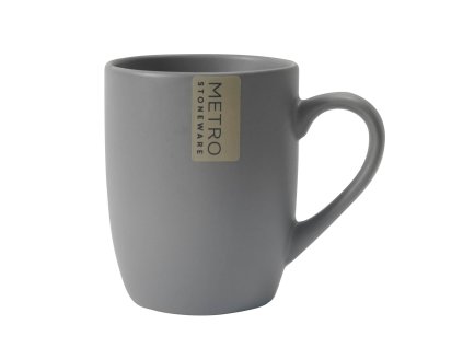 24789 hrnek metro material keramika objem 350 ml barva seda
