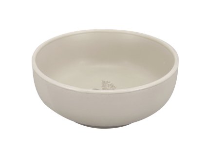 Keramická miska Cream Charm ø 15 cm, smetanová/taupe v elegantním smetanovém/taupe odstínu s jemným květinovým dekorem.