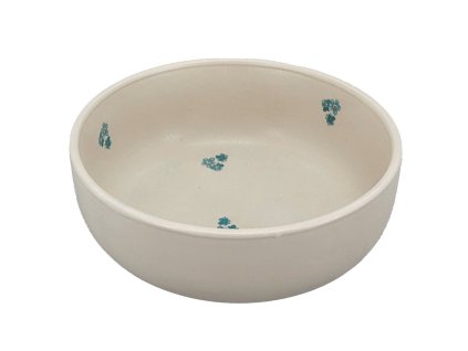 25382 keramicka miska cream pomnenka 15 cm smetanova modra
