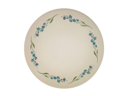 25373 keramicky melky talir cream pomnenka 26 5cm smetanova modra