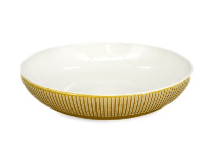 24003 1 polevkova miska happy 22cm zluta
