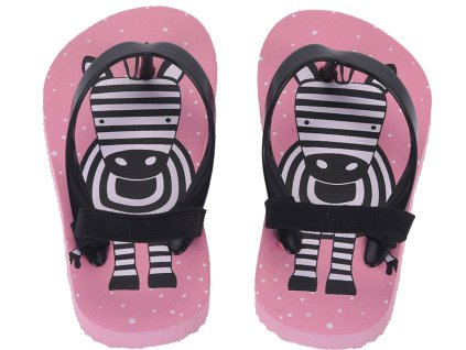 Dětské žabky Animals, zebra (Velikost 21)