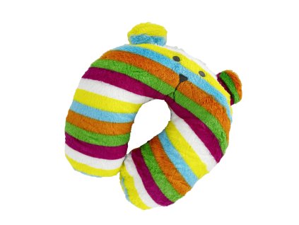 26387 1 detsky cestovni polstarek rainbow plys 30 30 cm
