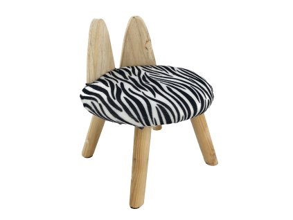 13876 detsky taburet 27x27cm zebra