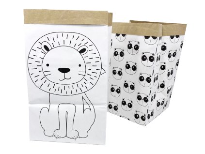 15309 papirovy kosik animal set 2ks lev