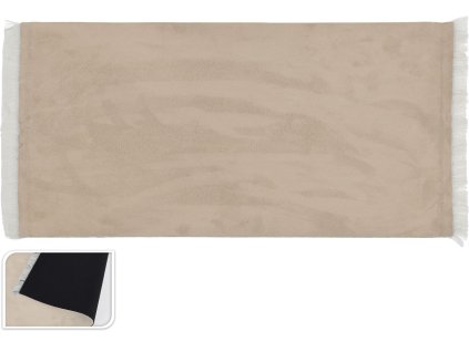 8496 prostirani velvet 43x30cm bezova
