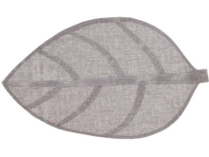 Prostírání List 50x33cm, světlešedý