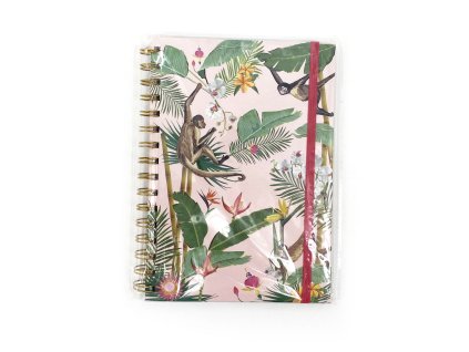 15327 spiralovy sesit forgirl a5 barevne opice