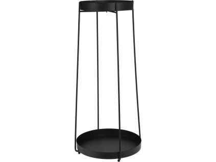 Velký černý stojan Aro s výškou 58 cm pro květináče do Ø 25 cm. Moderní design a pevná konstrukce.
