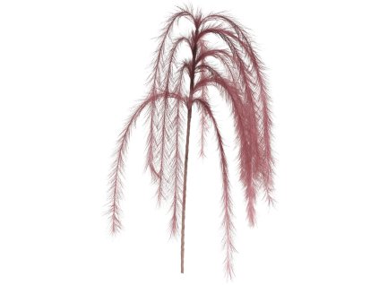 13891 umele dekorativni peri feather 130cm tmaveruzova
