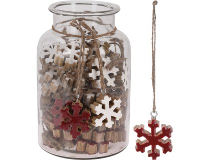 13783 vanocni vlocka cervena