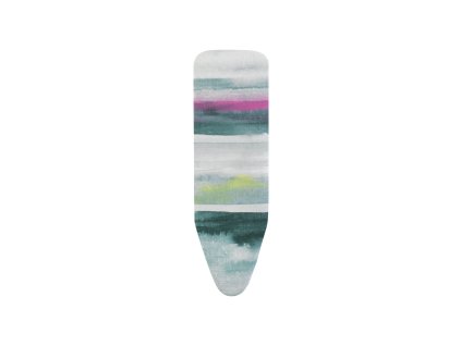 Potah na žehlicí prkno Brabantia A (110 × 30 cm) – 100% bavlna, 8mm pěnová výstelka, vzor Morning Breeze.