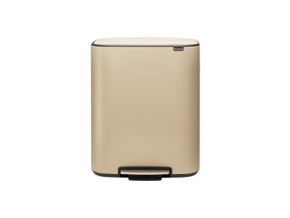 Bo Pedal Bin, 2 x 30L Mineral Golden Beach 8710755211560 Brabantia 96dpi 1000x1000px 7 NR 17045