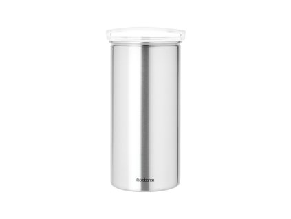 Coffee Pad Canister, 18 pcs Capacity Matt Steel Fingerprint Proof 8710755476242 Brabantia 623x1024px E NR 5283