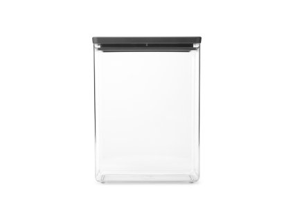 Tasty+ Stackable Canister, 5.4L Dark Grey 8710755229985 Brabantia 96dpi 1000x1000px 7 NR 35067