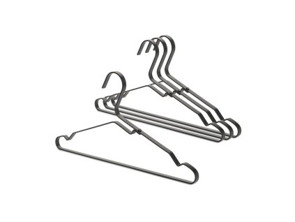 Aluminium Clothes Hanger, set of 4 Black 8710755118647 Brabantia 96dpi 1000x1000px 7 NR 13523