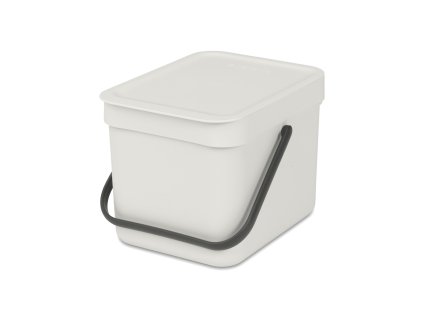 Sort & Go Waste Bin, 6L Light Grey 8710755213267 Brabantia 96dpi 1000x1000px 7 NR 25846