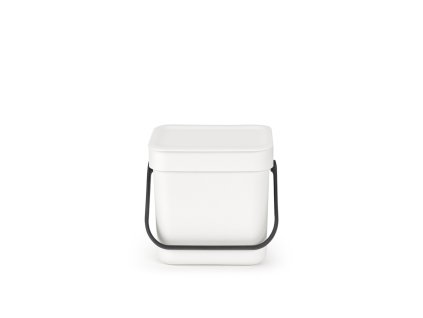 Sort & Go Waste Bin, 3L White 8710755209864 Brabantia 96dpi 1000x924px 7 NR 17464