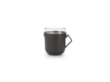 Make & Take Soup Mug, 0.6L Dark Grey 8710755203824 Brabantia 96dpi 1000x1000px 7 NR 27997