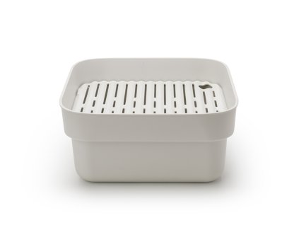 Washing Up Bowl with Drying Tray Light Grey 8710755302688 Brabantia 96dpi 1000x750px 7 NR 19641