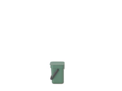 Sort & Go Waste Bin, 3L Fir Green 8710755129865 Brabantia 96dpi 1000x1000px 7 NR 21390