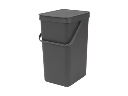 Sort & Go Waste Bin, 16L Grey 8710755109966 Brabantia 1000x1000px 7 NR 1287