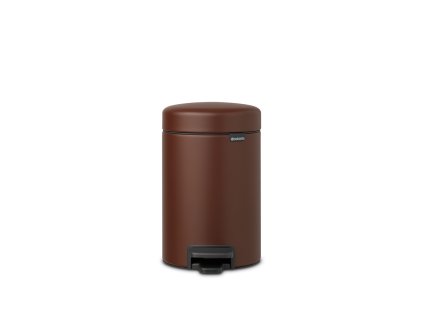 NewIcon Pedal Bin, 3L Mineral Cosy Brown 8710755208522 Brabantia 96dpi 1000x1000px 7 NR 26478