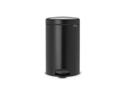 Pedal Bin newIcon, 12L Matt Black 8710755113741 Brabantia 1000x1000px 7 NR 1482