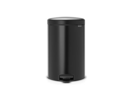 Pedal Bin newIcon, 20L Matt Black 8710755114106 Brabantia 1000x1000px 7 NR 1491