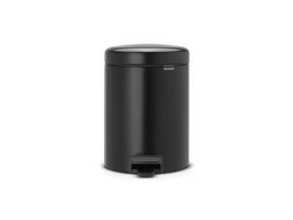 Pedal Bin newIcon, 5L Matt Black 8710755112928 Brabantia 1000x1000px 7 NR 1438