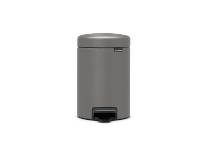 Pedal Bin newIcon, 3L Mineral Concrete Grey 8710755126260 Brabantia 96dpi 1000x1000px 7 NR 15490